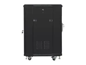 LANBERG FF01-6615-12B "Lanberg" laisvai pastatoma spinta 19, surenkama plokščia pakuote 15U/600x600 mm, juoda