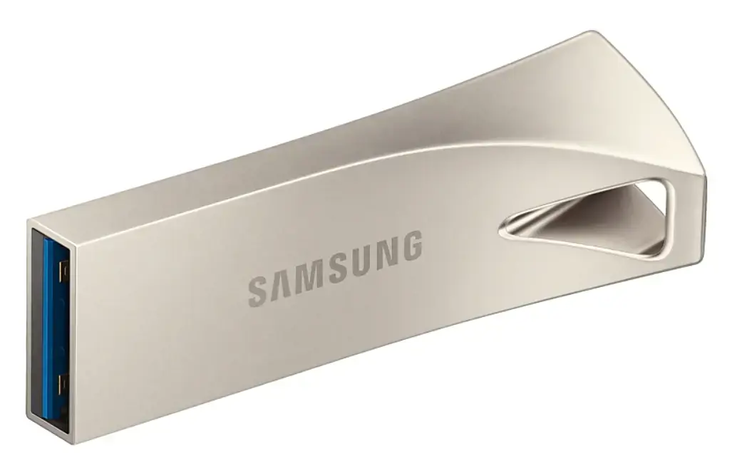 "Samsung" MUF-128BE, 128 GB, A tipo USB, 3.2 Gen 1 (3.1 Gen 1), 300 MB/s, be dangtelio, sidabrinės spalvos