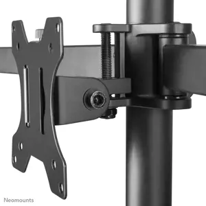 "NEOMOUNTS BY NEWSTAR" monitoriaus trigubas laikiklis "DeskMount 10-27i Tilt/Turn/Rotate clamp/grommet black