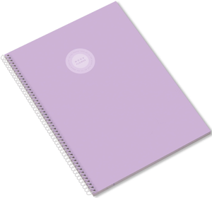 Bloknotas Ambar Campus Moonflower Sq, A4, 80psl