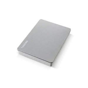 TOSHIBA Canvio Flex 2TB sidabrinis 2,5 colio išorinis kietasis diskas USB-C