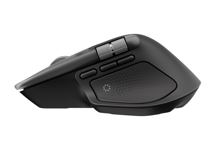 Logitech MX Master 4 for MAC Belaidė pelė RF Wireless + Bluetooth, 8000 DPI, Space Black