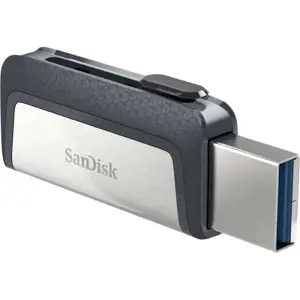 "SanDisk Ultra Dual Drive" USB Type-C atmintinė 128 GB; EAN:619659142063