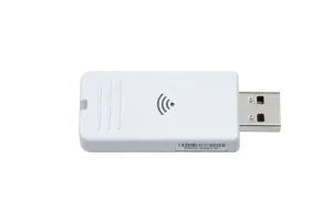"Epson" DVIGUBOS FUNKCIJOS BEPRISIJUNGIMO ADAPTENTAS, USB "Wi-Fi" adapteris, "Epson", baltas, 5 GHz, 50 mm, 200 mm