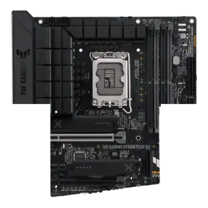 ASUS TUF GAMING B760M-PLUS D4, "Intel", LGA 1700, "Intel® Celeron®", "Intel® Core™ i3", "Intel® Cor…