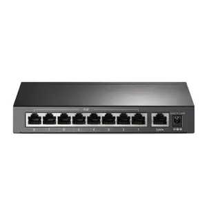 "TP-Link" 9 prievadų 10/100 Mbps stalinis komutatorius su 8 prievadais PoE+, nevaldomas, Fast Ethernet (10/100), maitinimas per Ethernet (PoE)
