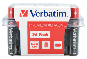 Verbatim 49504, Single-use battery, AAA, Alkaline, 1.5 V, 24 pc(s), -18 - 50 °C