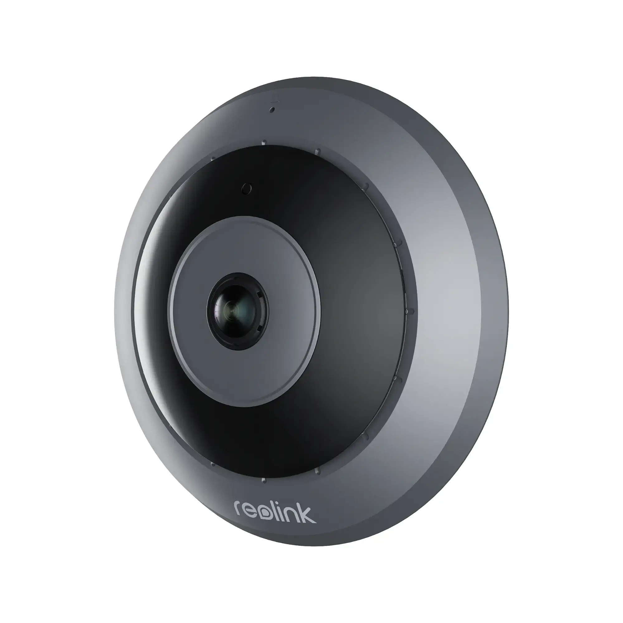 Reolink Fisheye Series P520 - 6MP Indoor Fisheye PoE Camera, 360° View, Multiple Display Modes, Person Detection, IP security camera, Indoor & outdoor, Wired, Google Assistant, Ceiling/wall, Grey, Black