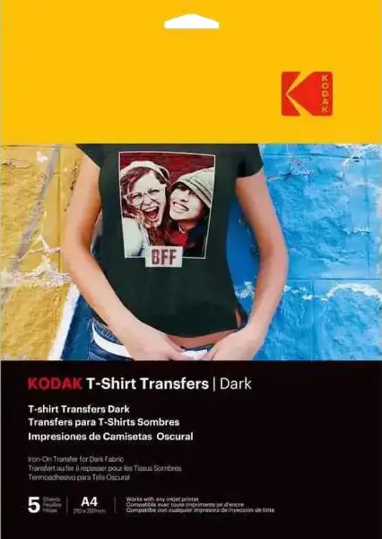 Kodak marškinėlių pertepimo juostos tamsios 5vnt (3510553)