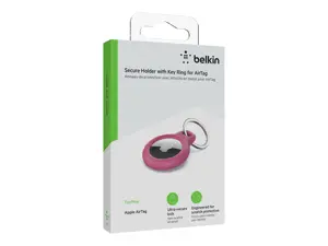 Belkin F8W973btPNK, Raktų ieškiklio dėklas, rožinis, atsparus įbrėžimams, 1 vnt., "AirTag
