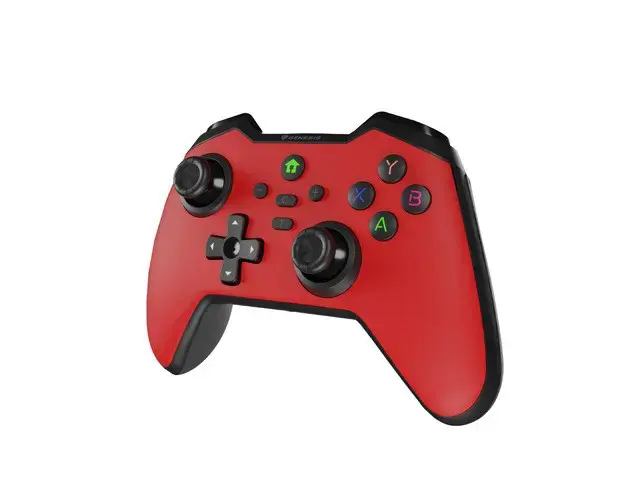 NATEC GAMEPAD GENESIS GAMEPAD MANGAN 400 (PC/SWITCH/MOBILE; WIRELESS, RED) NJG-2102