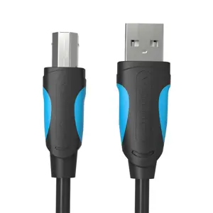 Spausdintuvo kabelis USB 2.0 A vyriškas USB-B vyriškas Vention VAS-A16-B500 5 m juodas PVC