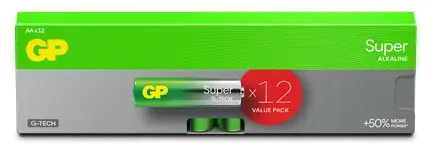 Baterija GP SUPER LR6 (AA) B12 , 12 vnt.
