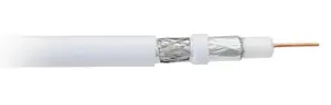 Libox Kabel koncentryczny PCC80 100 m koaksialinis kabelis RG-6/U, baltas