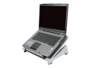 Nešiojamųjų kompiuterių stovas "Fellowes" 8032001 17", pilkas mikropluoštas