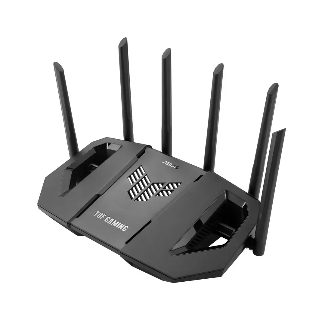 Asus TUF-BE9400 Tri-Band WiFi 7 Gaming Router, EU+UK | 802.11ax | 688/2885/5764 Mbit/s | Ethernet LAN (RJ-45) ports 3 | Mesh Support Yes | MU-MiMO Yes | 4G/5G