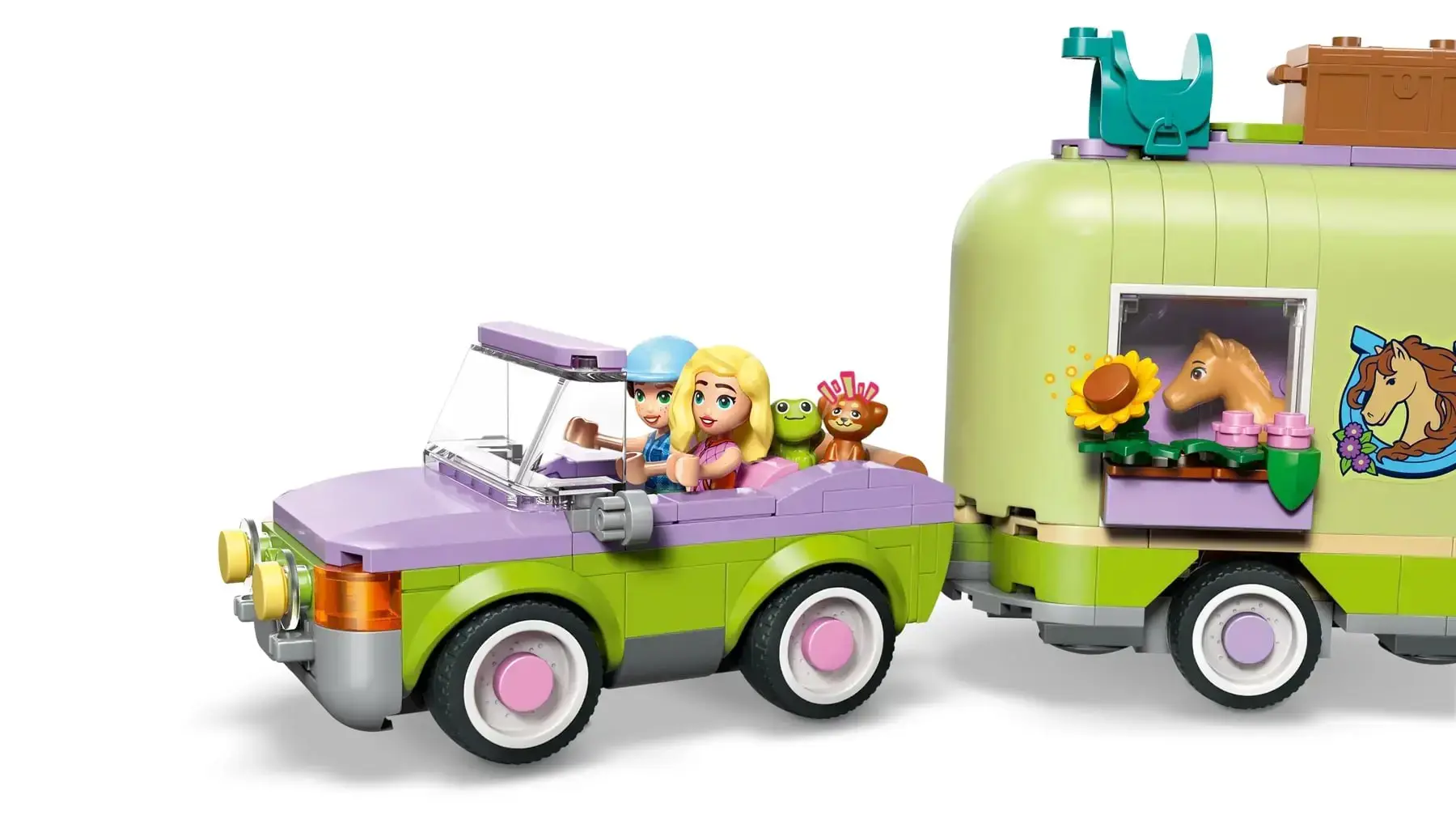 LEGO FRIENDS 42695 Horse and Baby Foal Trailer