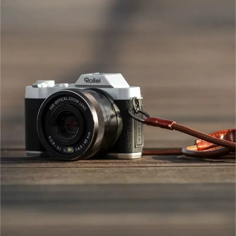 Rollei Powerflex 10x Retro, black/silver