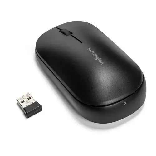"Kensington SureTrack™" dviguba belaidė pelė, dvipusė, RF belaidė + "Bluetooth", 2400 DPI, juoda