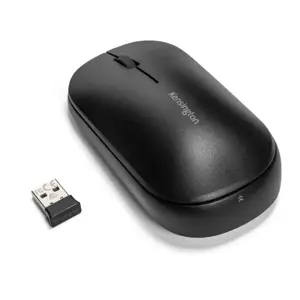 "Kensington SureTrack™" dviguba belaidė pelė, dvipusė, RF belaidė + "Bluetooth", 2400 DPI, juoda