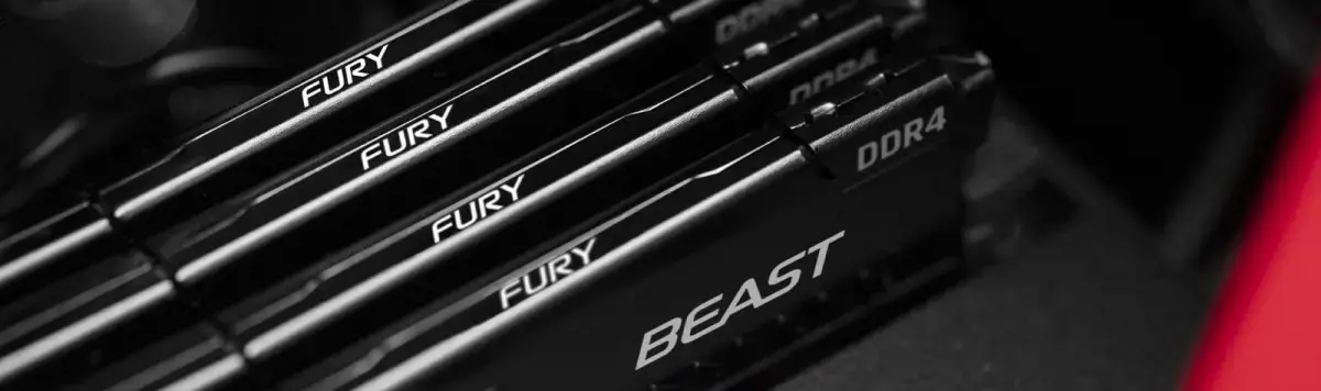 KINGSTON 16 GB 3600 MHz DDR4 CL17 DIMM atmintinių rinkinys, 2 vnt., "FURY Beast Black