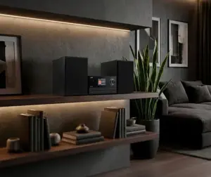 JVC UX-E225B Mini hi-fi system Black