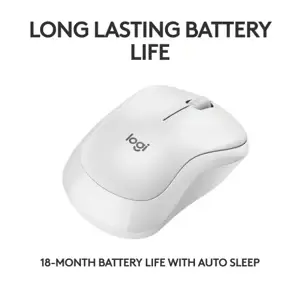 "Logitech M240", dvipusis, "Bluetooth", baltas