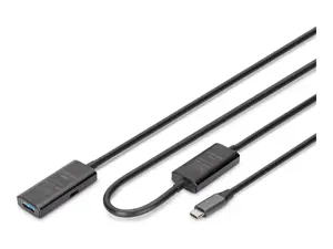 Digitus | Active USB 3.2 Gen1 5G extension cable | DA-73111 | USB-C to USB-A