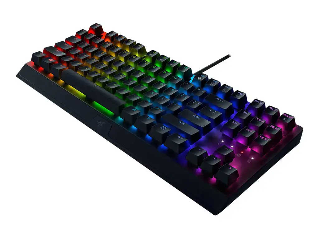 RAZER BlackWidow V3 Tenkeyless Green Switch - JAV išdėstymo klaviatūra
