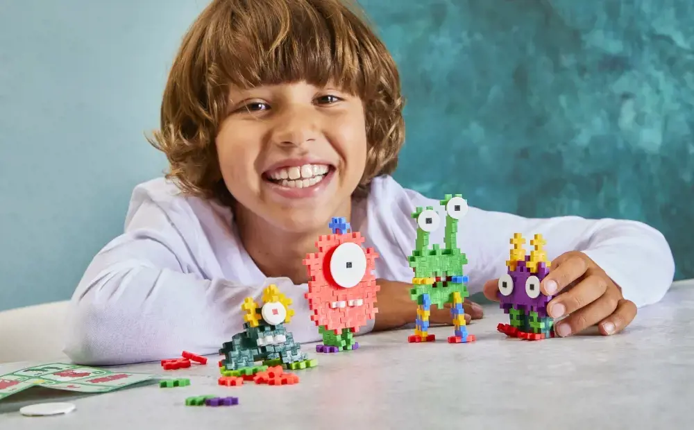 Plus Plus konstruktorius, Monstriukas, žalias