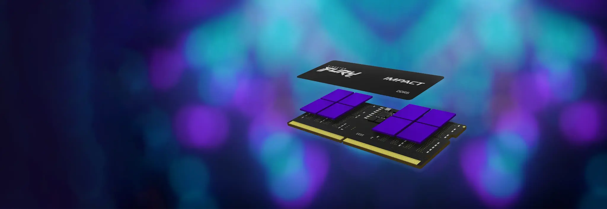 KINGSTON 64GB 5600MT/s DDR5 CL40 SODIMM 2 vnt. rinkinys "FURY Impact PnP