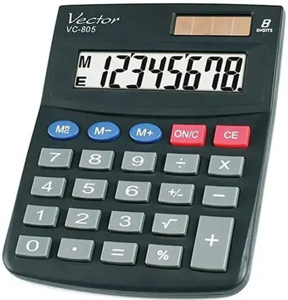 VECTOR SKAIČIUOTUVAS, OFFICE KAV VC-805, JUODAS