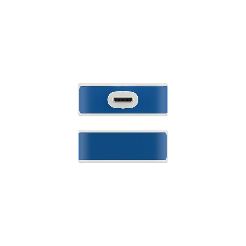 Hyper HyperDrive Flex 4 Port USB-C Combo Hub, White/Blue | HD5200BUGL