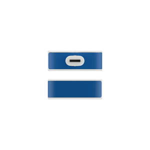 Hyper HyperDrive Flex 4 Port USB-C Combo Hub, White/Blue | HD5200BUGL