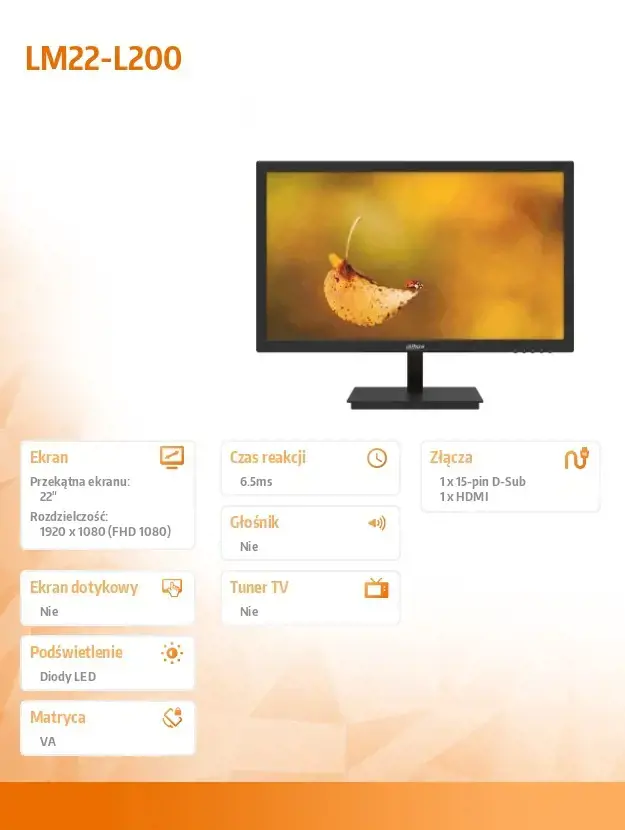 LCD 22 colių monitorius LM22-L200