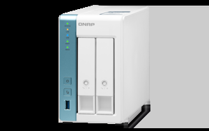 QNAP TS-233 2 lizdų ARM 2,0 GHz keturių branduolių 2xSATA 6 Gb/s 2 GB RAM įmontuota 1xGbE 1xUSB3.2 Gen1 ir 2xUSB2.0