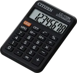 Skaičiuotuvas kišeninis Citizen LC 110NR