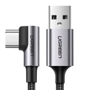 Ugreen 50942, 2 m, USB A, USB C, USB 2.0, juoda