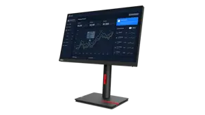 Lenovo ThinkVision T23i-30, 58.4 cm (23"), 1920 x 1080 pixels, Full HD, LED, 6 ms, Black