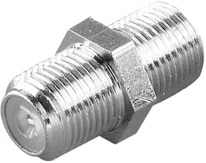 Vivanco cable connector F double socket 2pcs