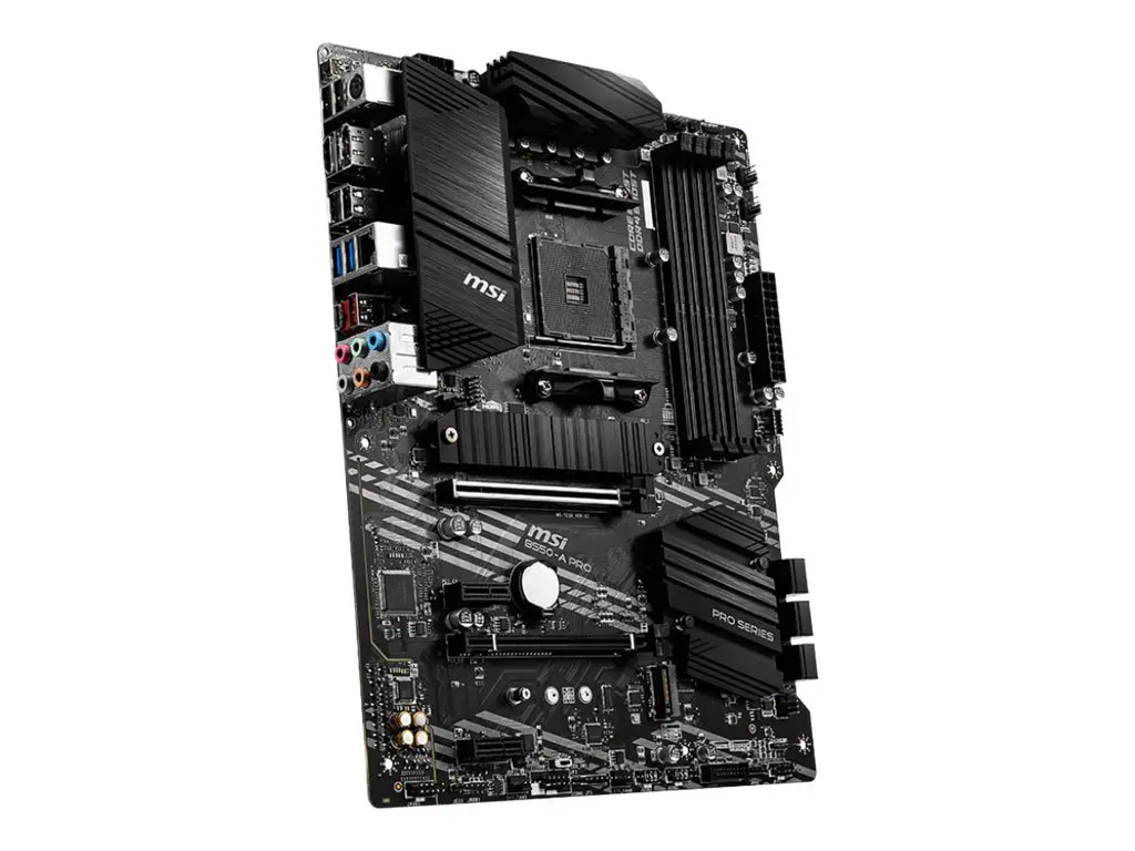 MSI B550-A PRO, AMD, "Socket AM4", 3 kartos "AMD Ryzen™ 3", 3 kartos "AMD Ryzen 5", 3 kartos "AMD Ryzen™ 7", 3 kartos..., DDR4-SDRAM, 128 GB, DIMM