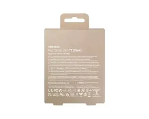 SAMSUNG nešiojamasis SSD T7 Shield 1TB USB 3.2 Gen 2 + IPS 65 smėlio spalvos