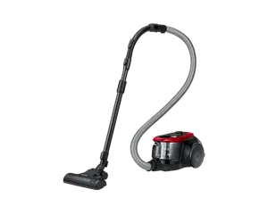 Samsung VC07M2110SR, 700 W, Bagless, 1.5 L, 80 dB, Black, Red
