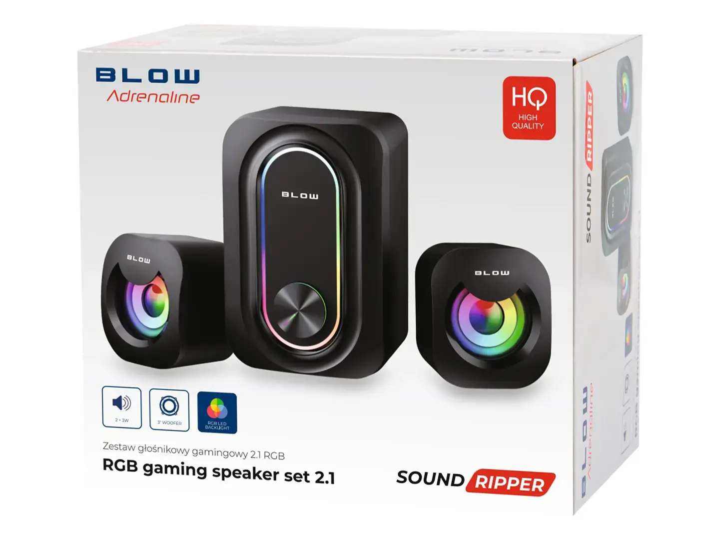 2.1 computer gaming speakers with subwoofer