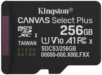 MEMORY MICRO SDXC 256GB UHS-I/SDCS3/256GBSP KINGSTON