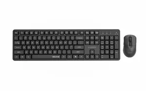 Gembird KBS-WMS-01 Silent key Pro Business wireless desktop set, black, US layout