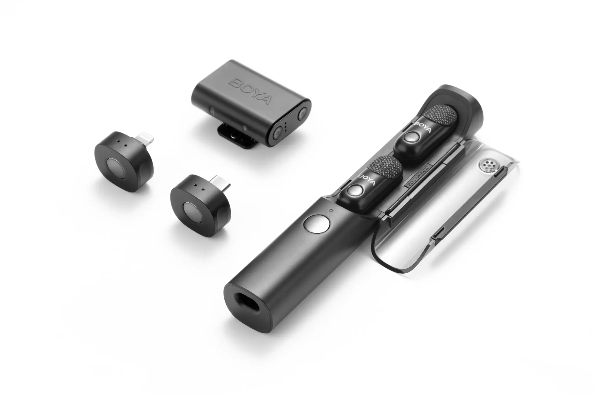 Boya wireless microphone Magic-02 USB-C/Lightning/3.5mm