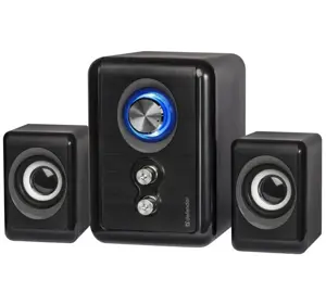 DEFENDER KOMPIUTERIO GARSIAKALBIAI V11 2.1 11W USB ŽEMŲ DAŽNIŲ IR ŽEMŲ DAŽNIŲ VALDYMAS 65111