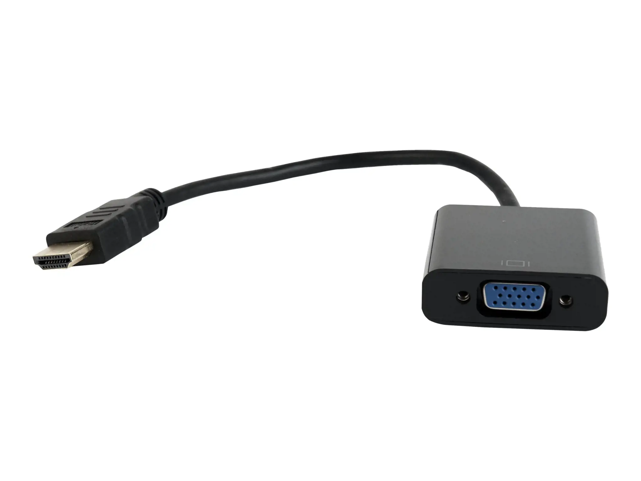 GEMBIRD A-HDMI-VGA-04 Gembird adapteris HDMI-A(M) ->VGA (F), su kabeliu, juodas