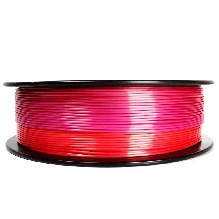 GEMBIRD 3DP-PLA-SK-01-RP PLA šilko gija Rainbow Red/Purple 1,75 mm 1 kg